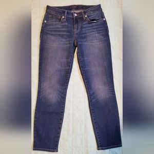 LUCKY BRAND dark wash low rise crop lolita Jeans size 2/26